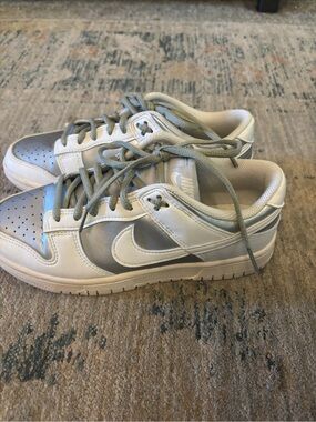 Nike White Sneaker Inner Label Detail